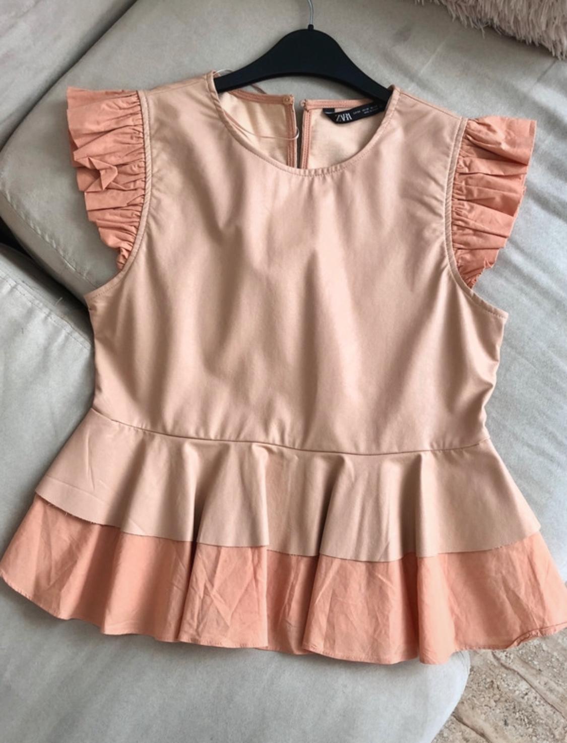 MATCHING FAUX LEATHER BLOUSE
