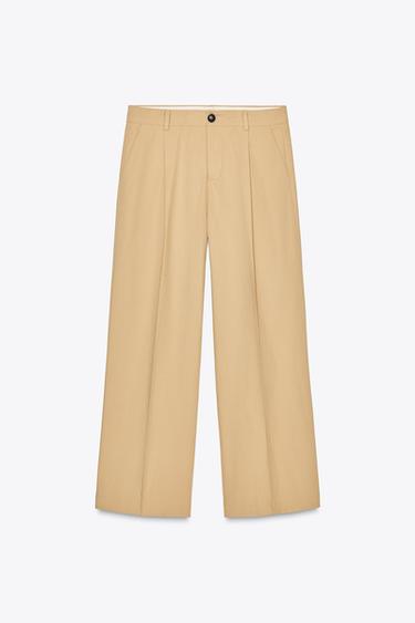ZW COLLECTION CHINOBUKSER - Beige fra Zara