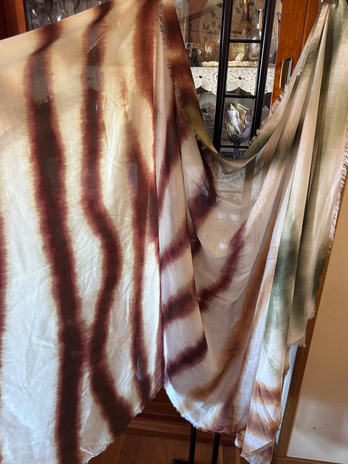 TIE-DYE PRINT SCARF - Image 3