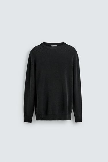 JERSEY PUNTO PERLADO - Negro de Zara