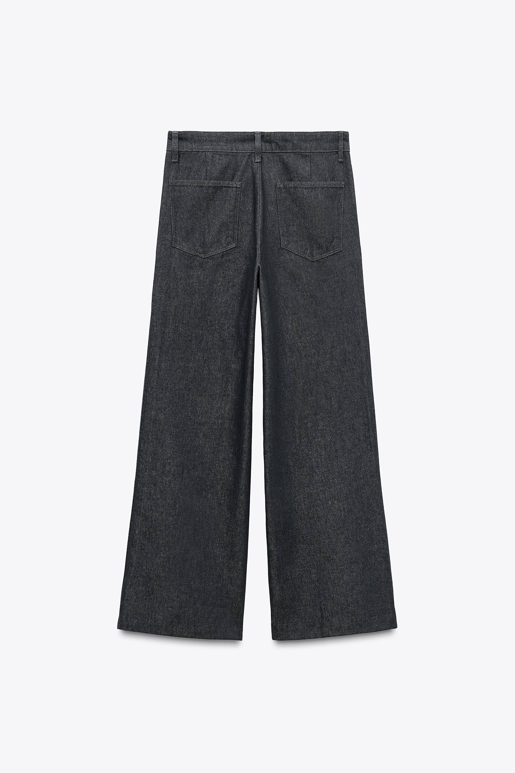 ZARA ZW COLLECTION デニムパンツ 5216/048 ZW COLLECTION DENIM PANTS - Blue | ZARA United States