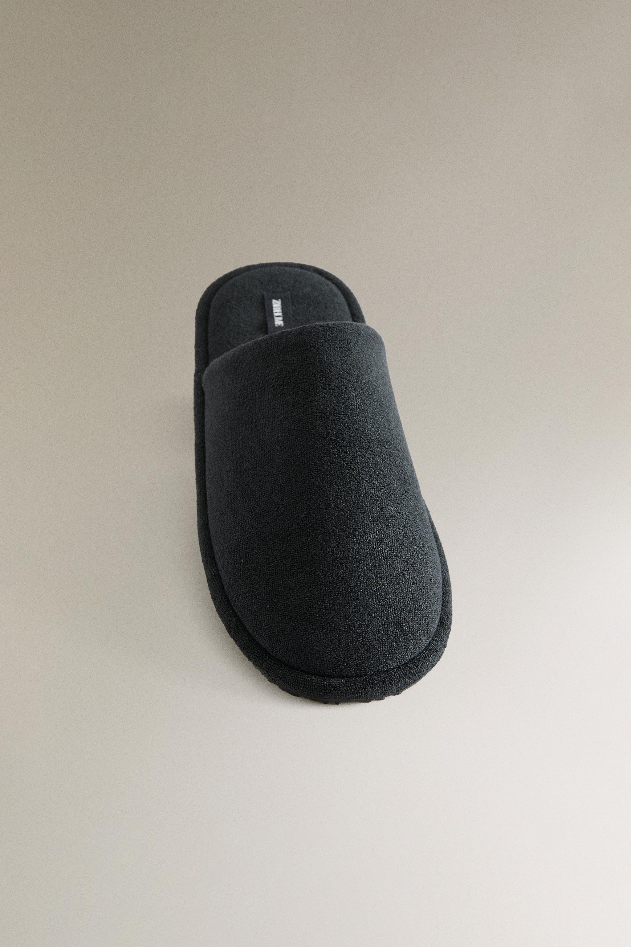 TERRYCLOTH BATHROOM SLIPPERS