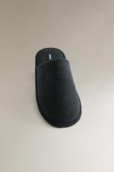 CHAUSSONS TISSU ÉPONGE SALLE DE BAINS - Noir de Zara - Image 4