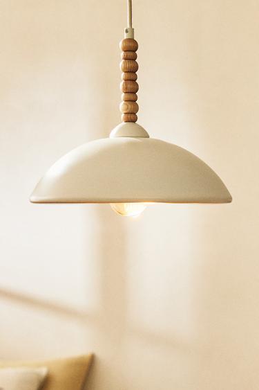 CHILDREN’S BEADED CEILING LAMP - Cream by Zara