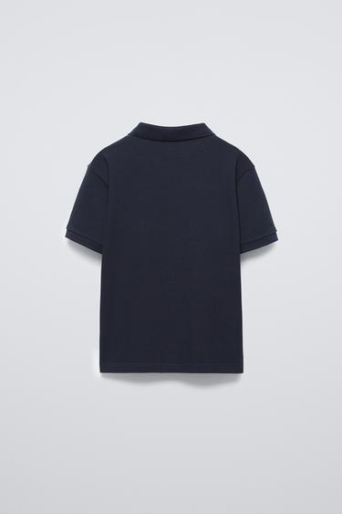 BASIC DÜZ POLO YAKA T-SHIRT_1