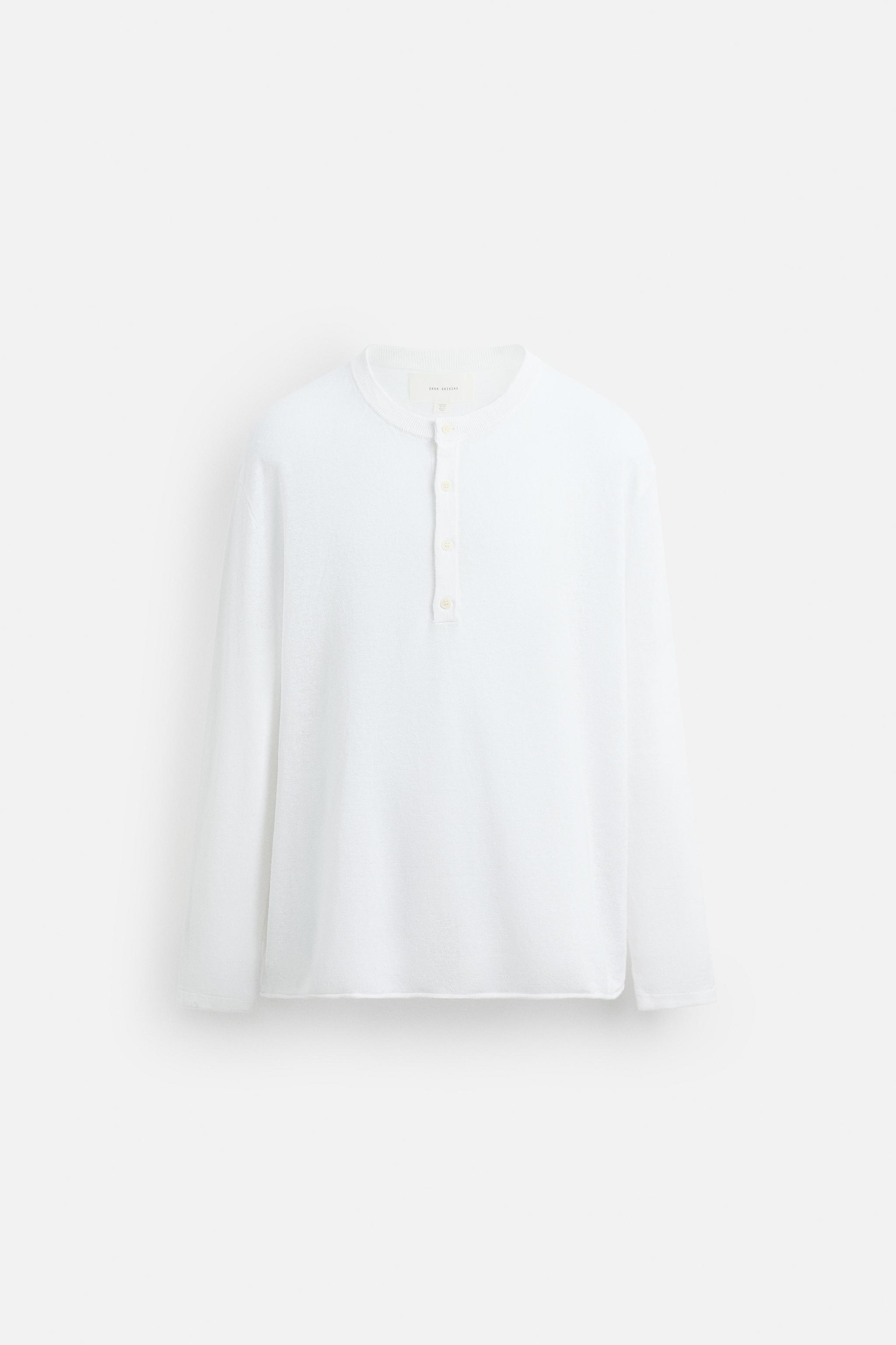 ［ZARA］100% ヘンプの軽量セーター 2142/419/250 LIGHTWEIGHT 100% HEMP SWEATER - White | ZARA United States