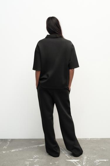 FLOWING TROUSERS - Black by Zara - Image 3