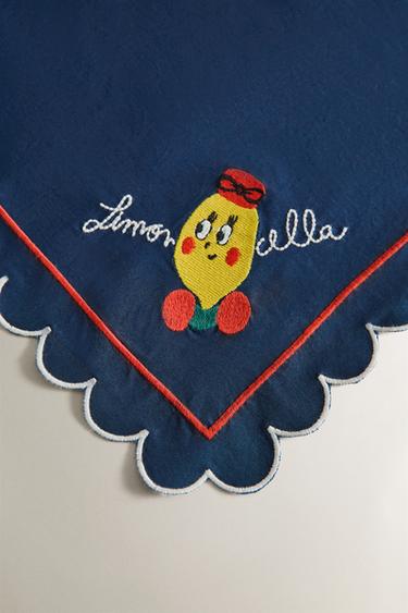 PACK OF LIMONCELLA COTTON NAPKINS X THE ANIMALS OBSERVATORY (PACK OF 2) - Light beige by Zara - Image 2