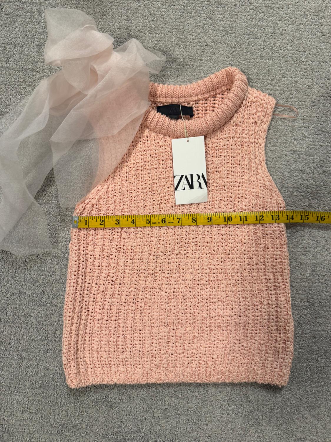 ORGANZA BOW KNIT TOP - Image 3