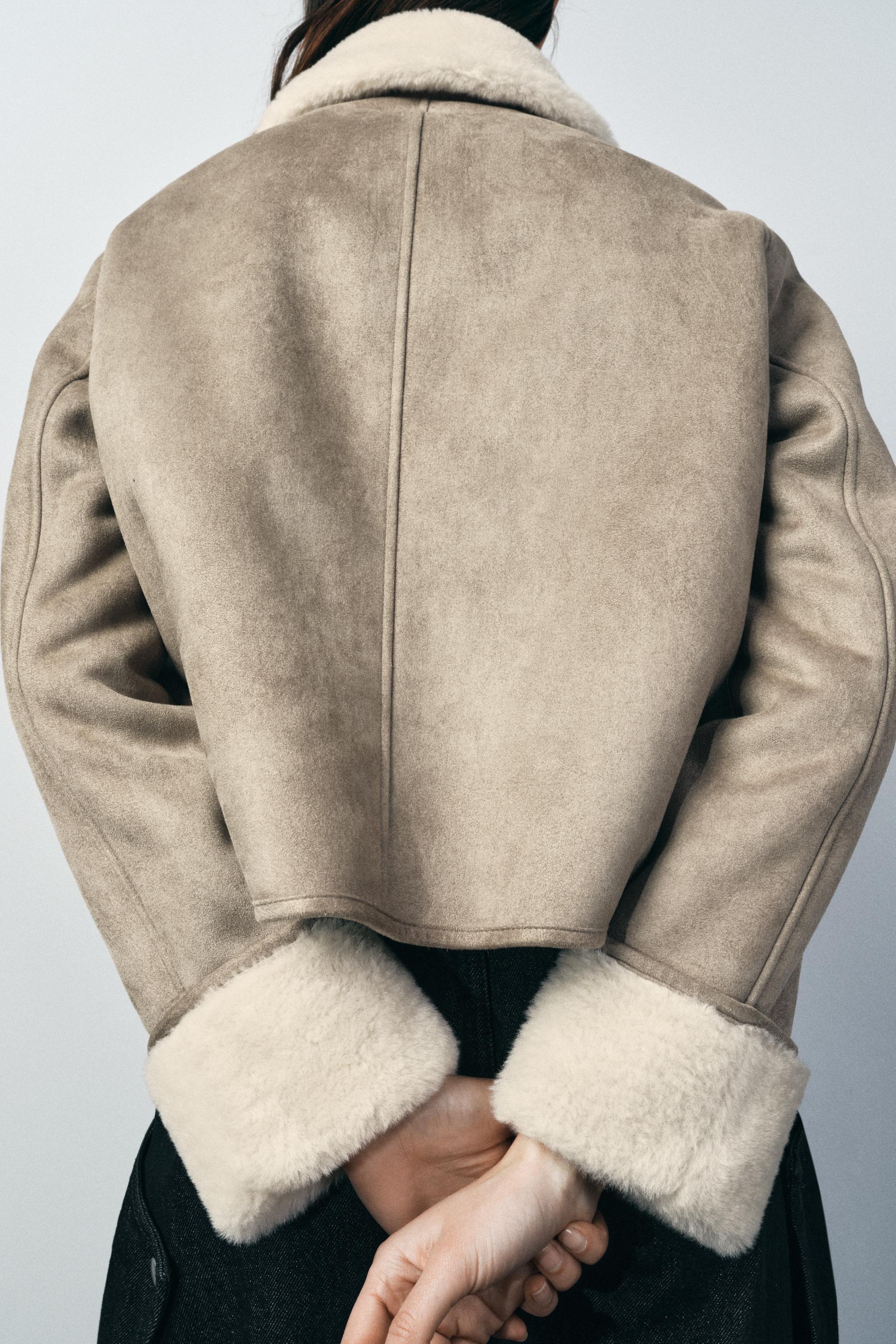 ZW COLLECTION DOUBLE-FACED JACKET - Taupe grey | ZARA Cambodia