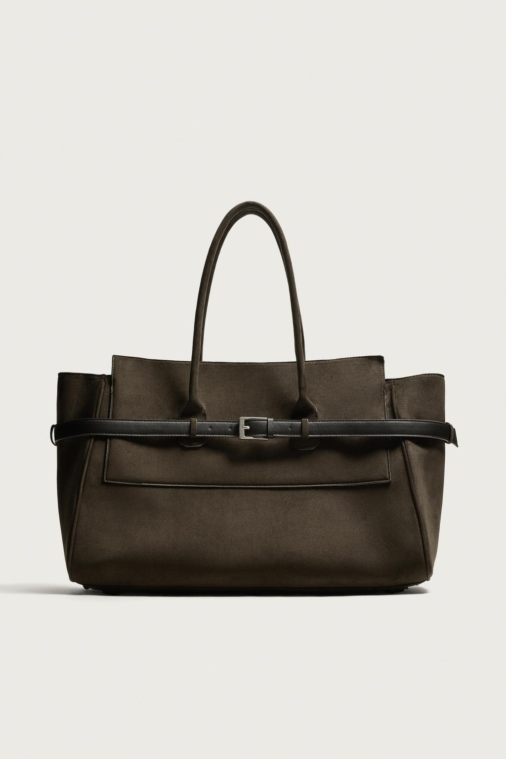 BELT DETAIL HANDBAG