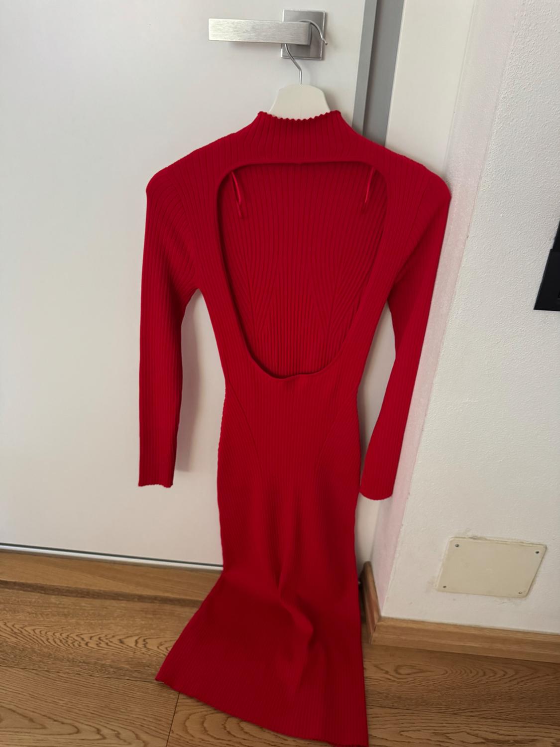 ABITO ELEGANTE SCENA APERTO ROSSO NUOVO SENSA TAG - Image 2