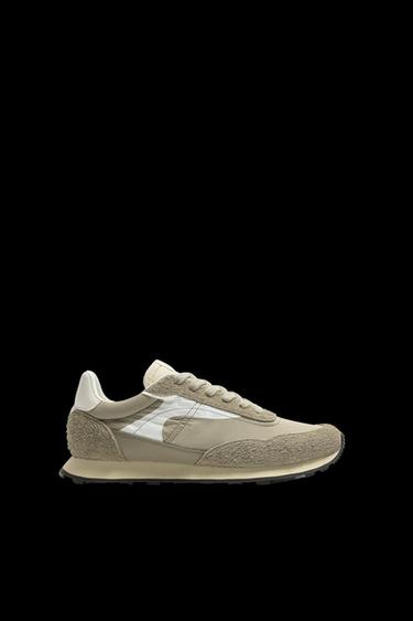 SNEAKER IM RETRO-STIL - Maulwurfsgrau von Zara - Bild 0