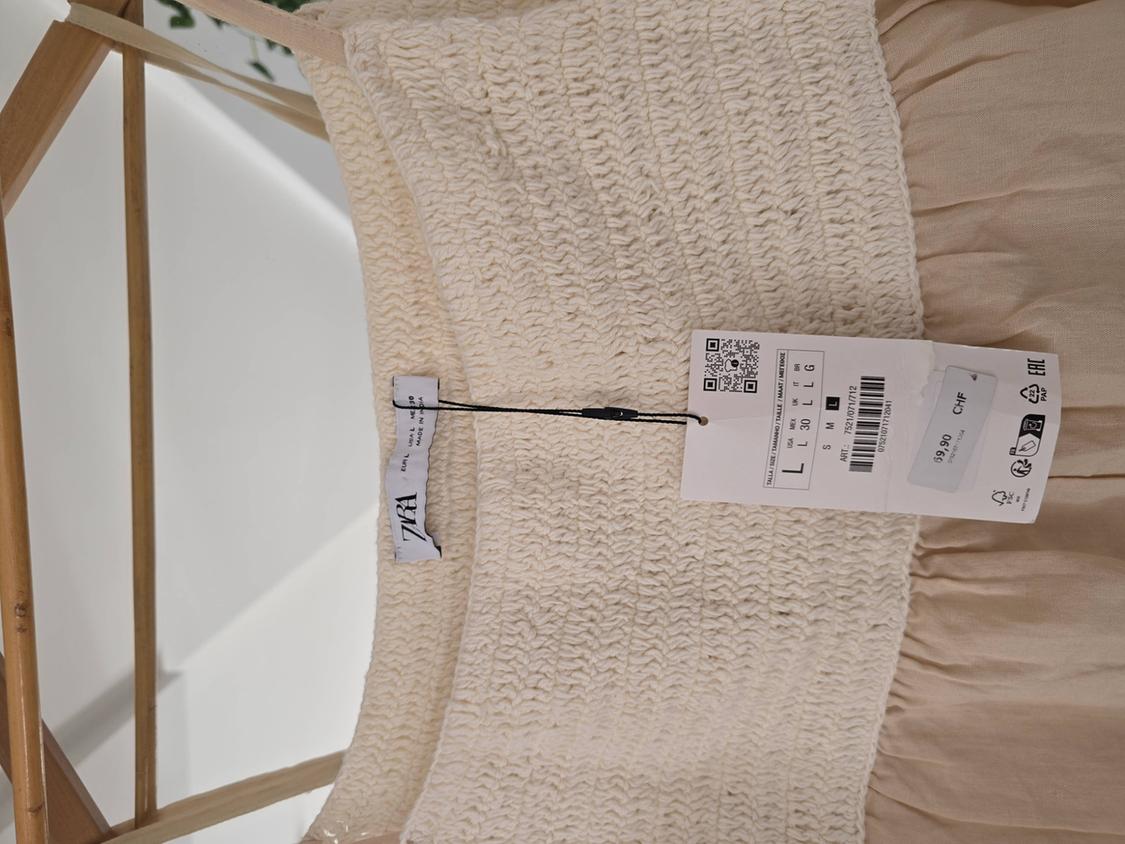 CONTRAST CROCHET DRESS - Image 2