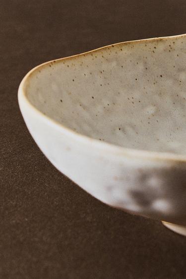TEXTURED STONEWARE BOWL - Oyster-white by Zara - Image 5