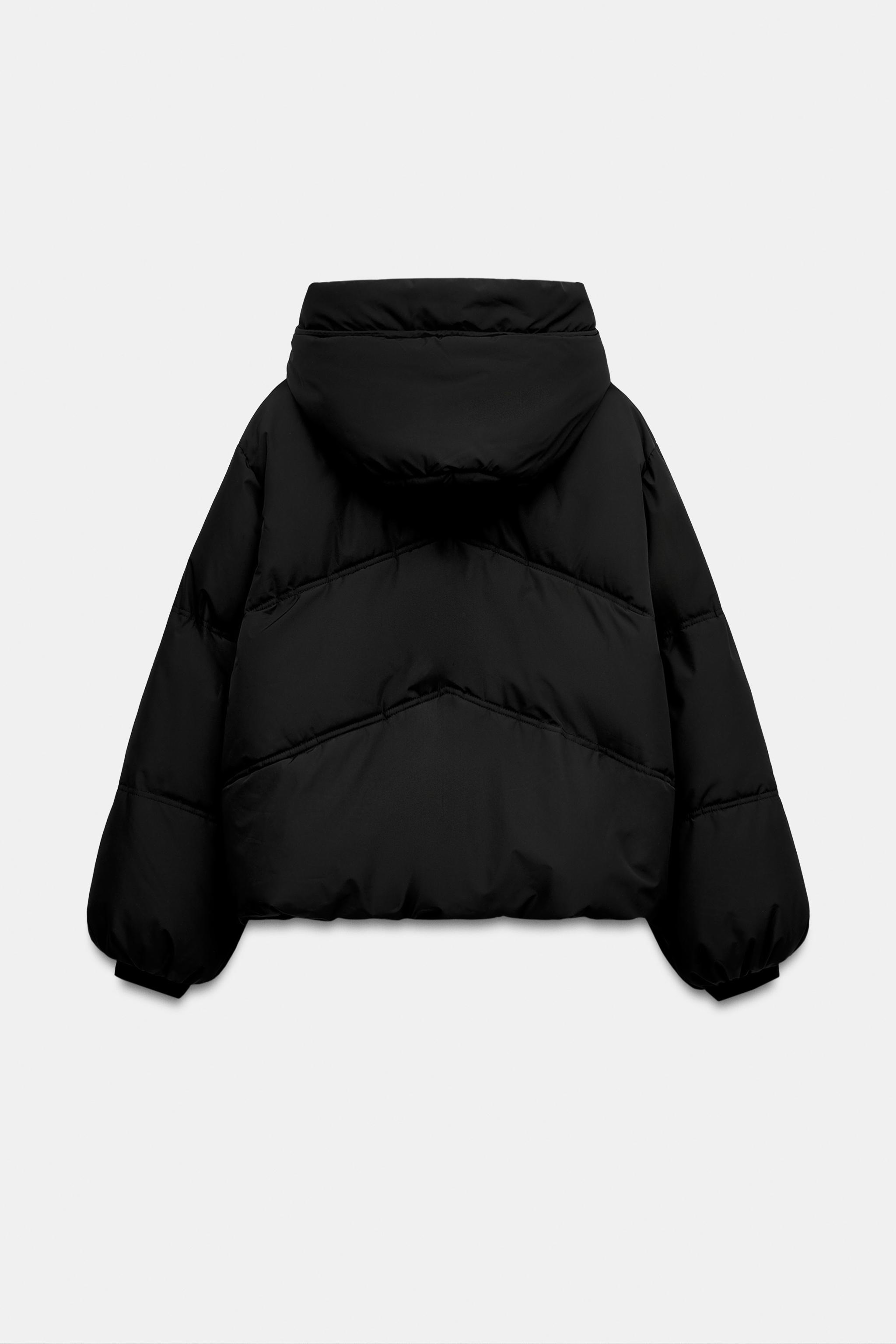 WATER-REPELLENT WINDPROOF PADDED HOODIE JACKET
