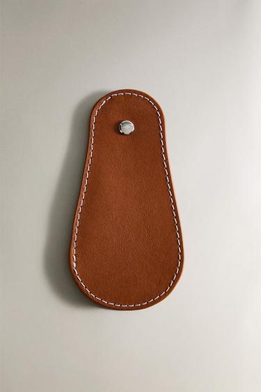 LEATHER TRAVEL SHOEHORN - Mid-camel by Zara - Image 4