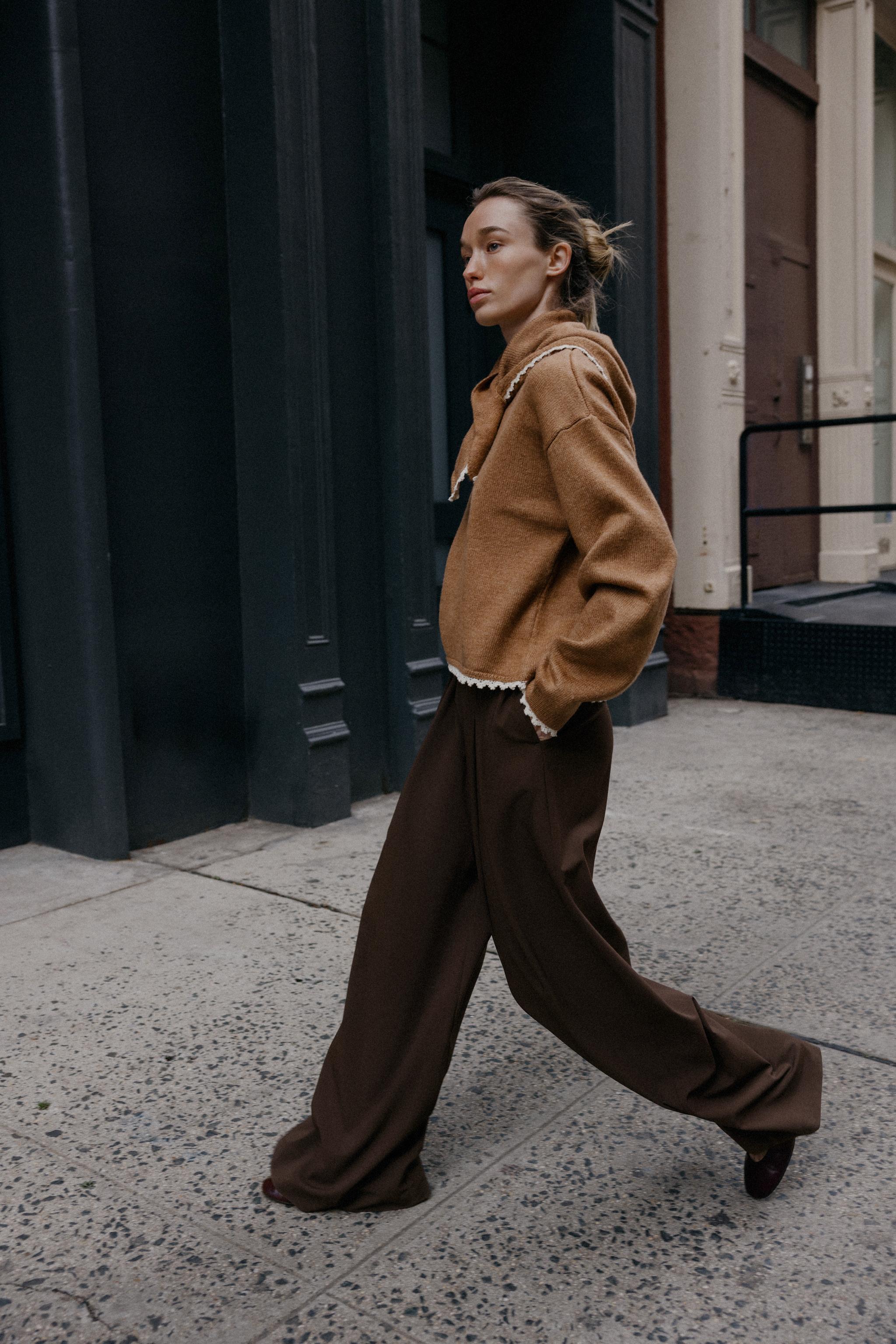 BANDANA LACE KNIT JUMPER