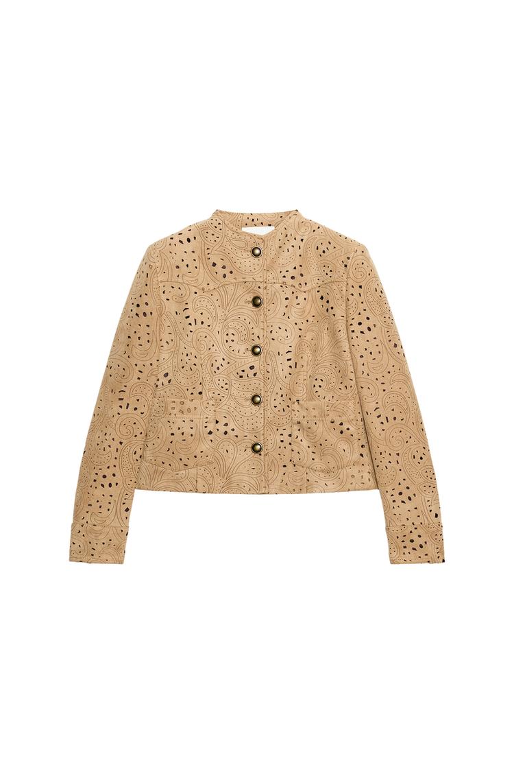 BLAZER EFECTO ANTE TROQUELADA