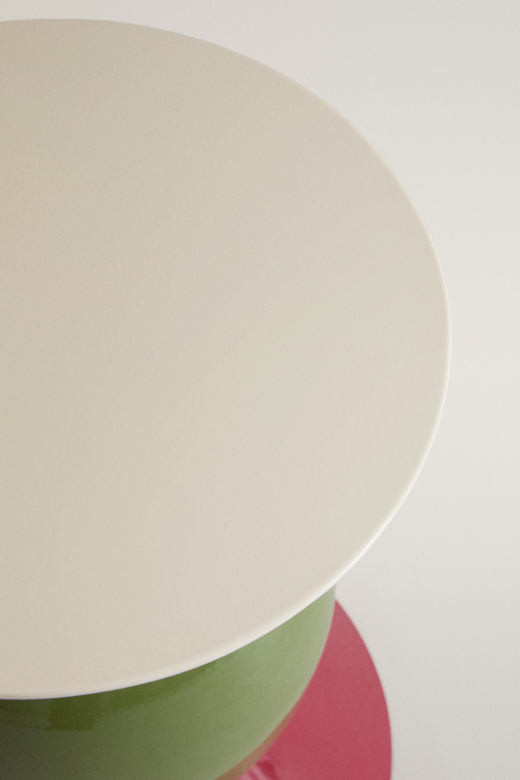 GEOMETRIC SHAPE METAL SIDE TABLE - Multicolored | ZARA United States