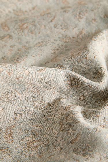 FLORAL JACQUARD TABLE RUNNER - Blue green by Zara - Image 3