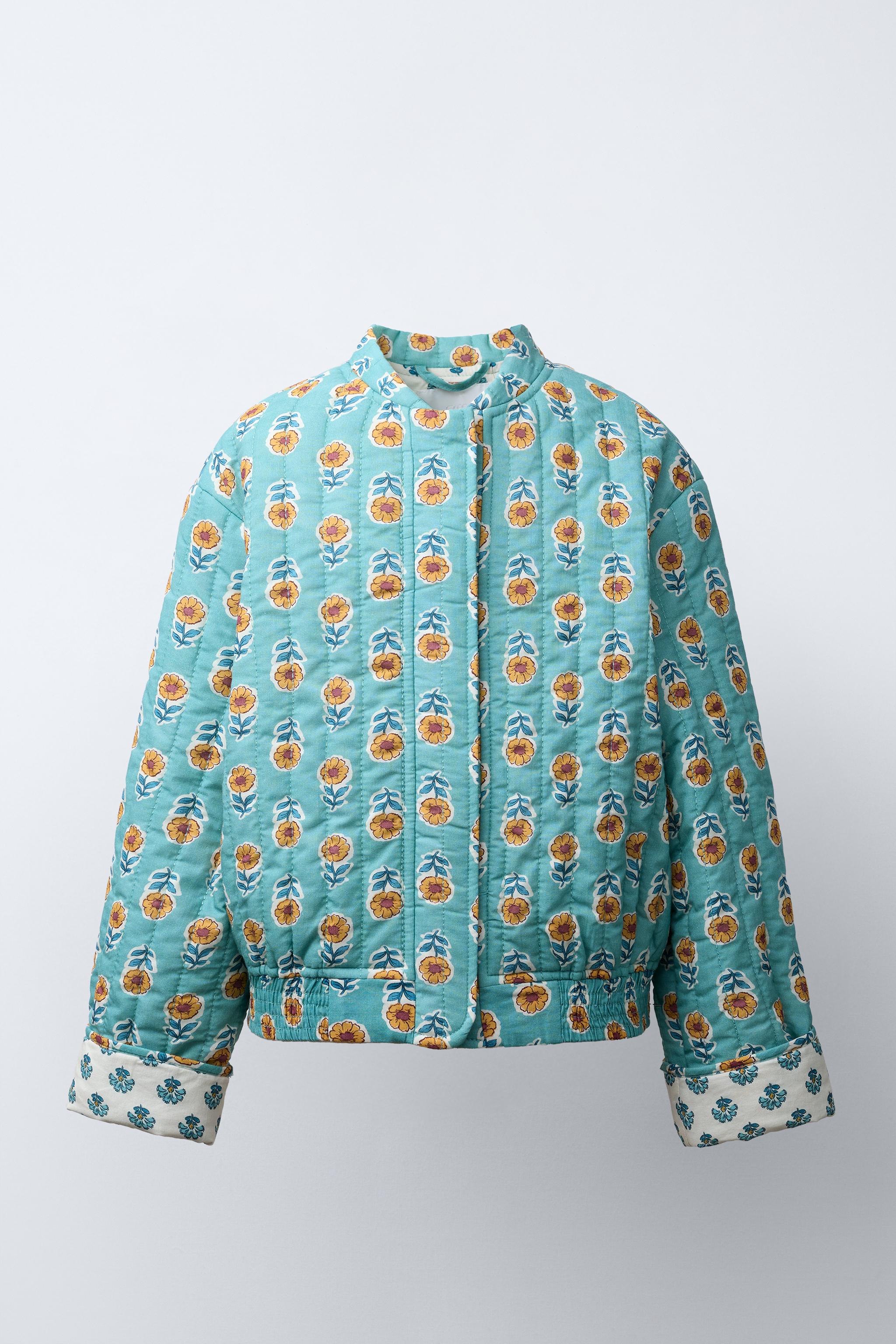 VESTE MATELASSÉE IMPRIMÉE