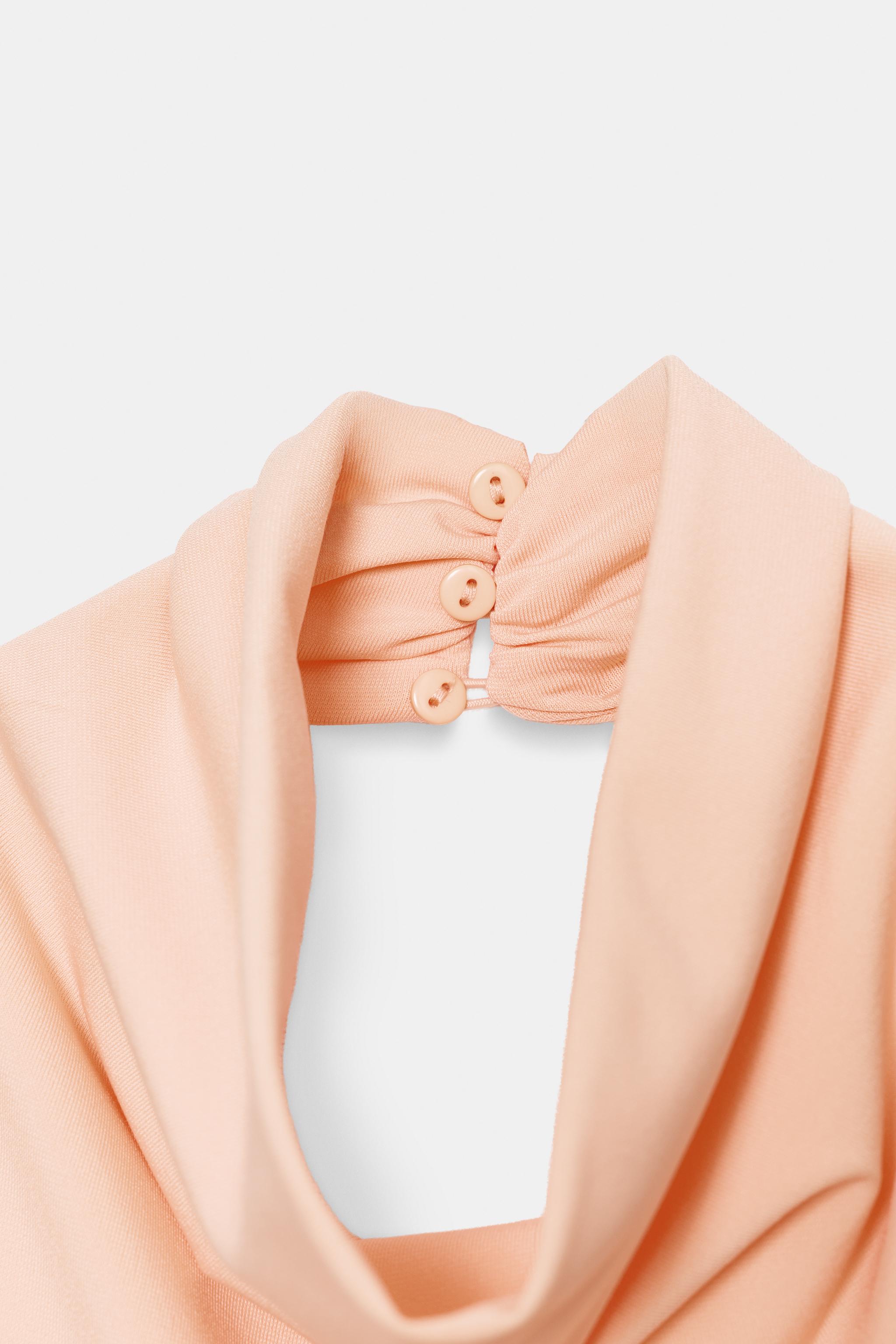 Zara Kemerli Halter Midi Elbise görsel 8