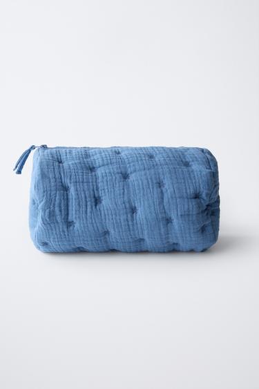 TEXTURED TOILETRY BAG - Blue by Zara - Image 4