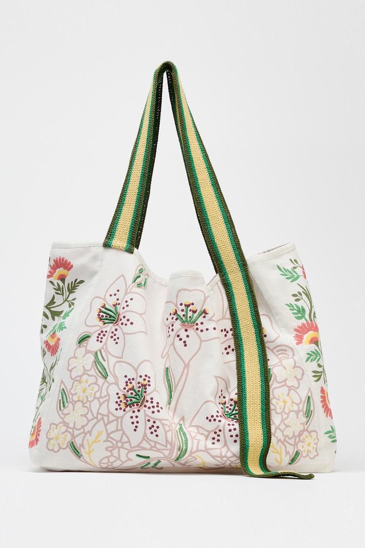 MAXI SHOPPER ΥΦΑΣΜΑ ΦΑΝΤΕΖΙ - Πολύχρωμο του Zara - Εικόνα 1