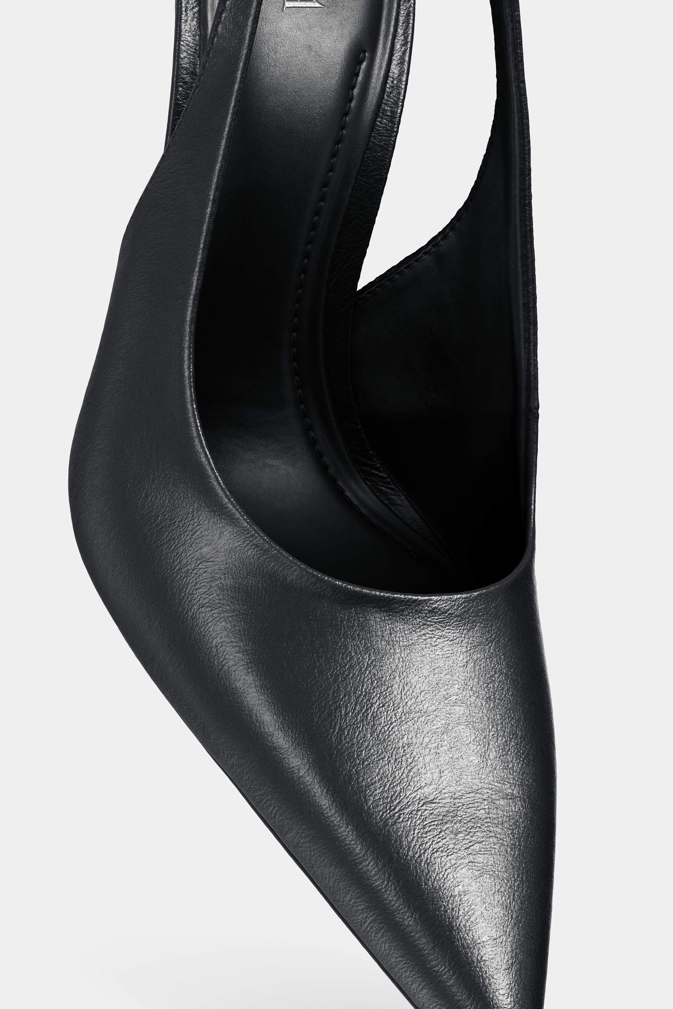 Zara SLINGBACK WEDGE HEELS - Black