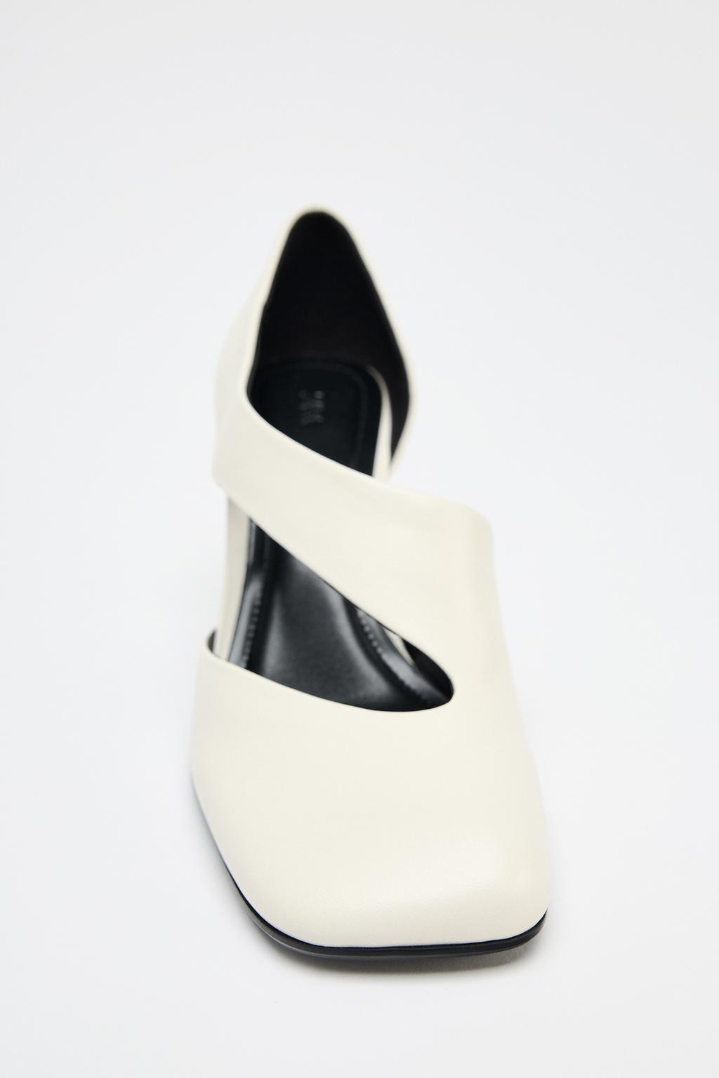 Thumbnail image for ASYMMETRIC LEATHER HIGH-HEEL SHOES