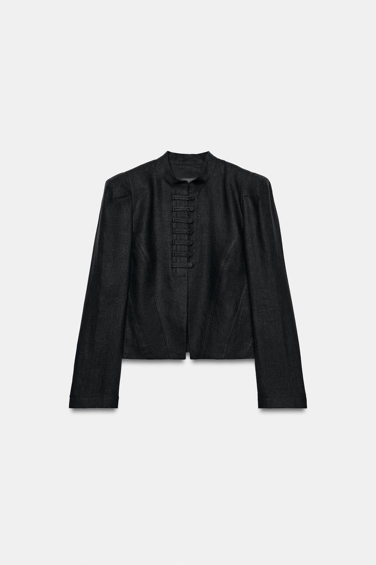 Chaqueta 100% lino colección ZW 6