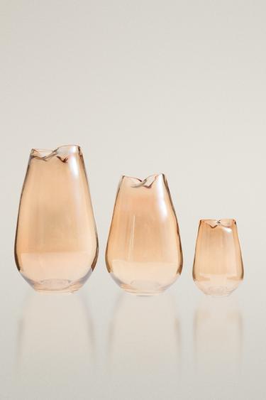 OVAL GLASVASE - orange fra Zara - Billede 0