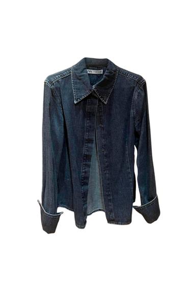 SOBRECAMISA DENIM ENTALLADA
