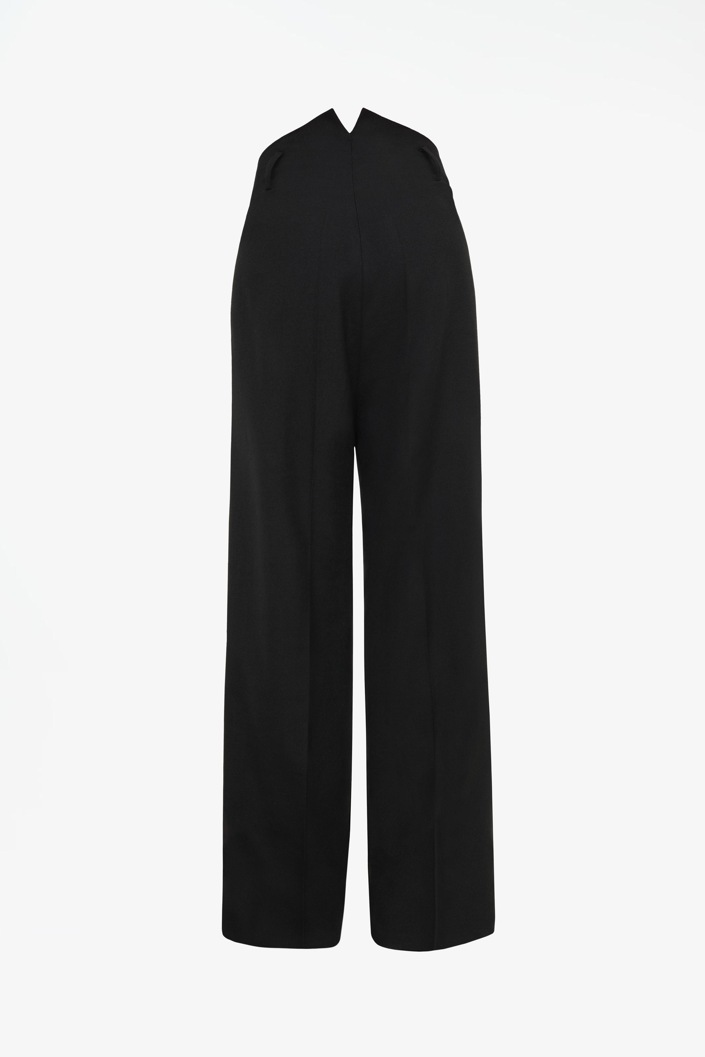 LIMITED EDITION 100% WOOL SIDE STRIPE PANTS