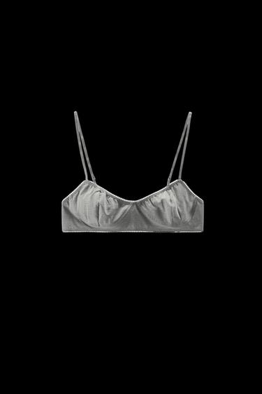 BRALETTE MODAL WELLEN - Grau von Zara - Bild 0