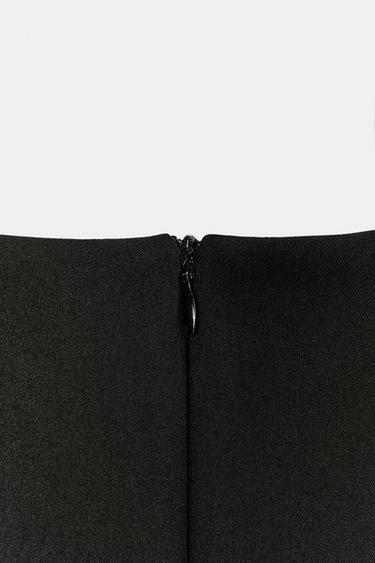 TOP WITH RHINESTONE BUTTONS - Black by Zara - Image 6