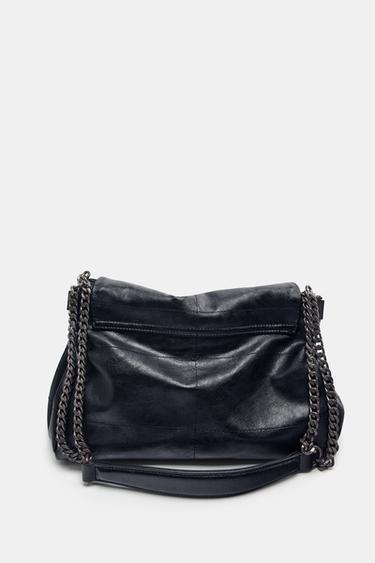 ROCK FLAP SHOULDER BAG - Black by Zara - Image 3