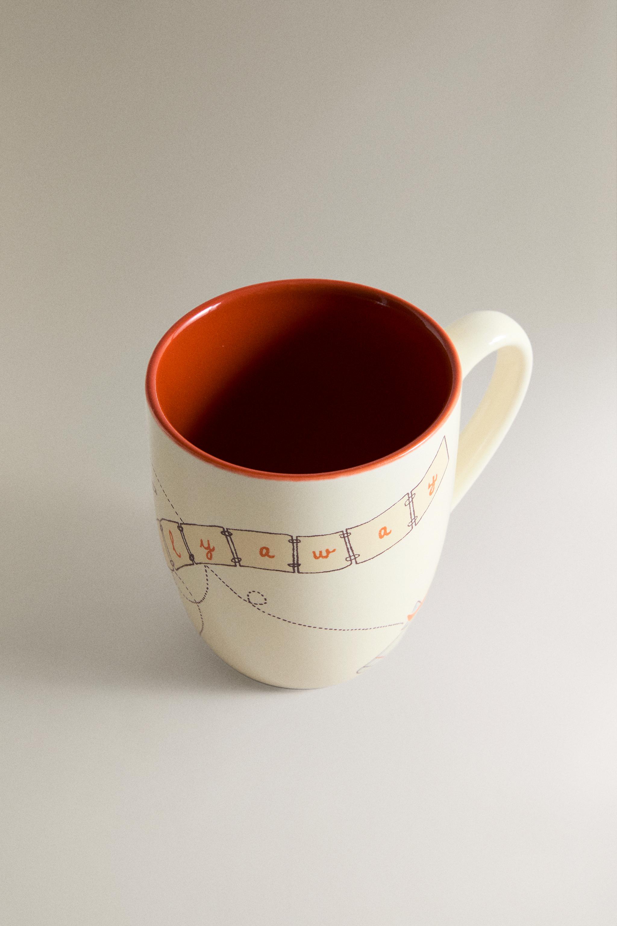 KIDS' DINOSAUR CERAMIC MUG — Multicoloured