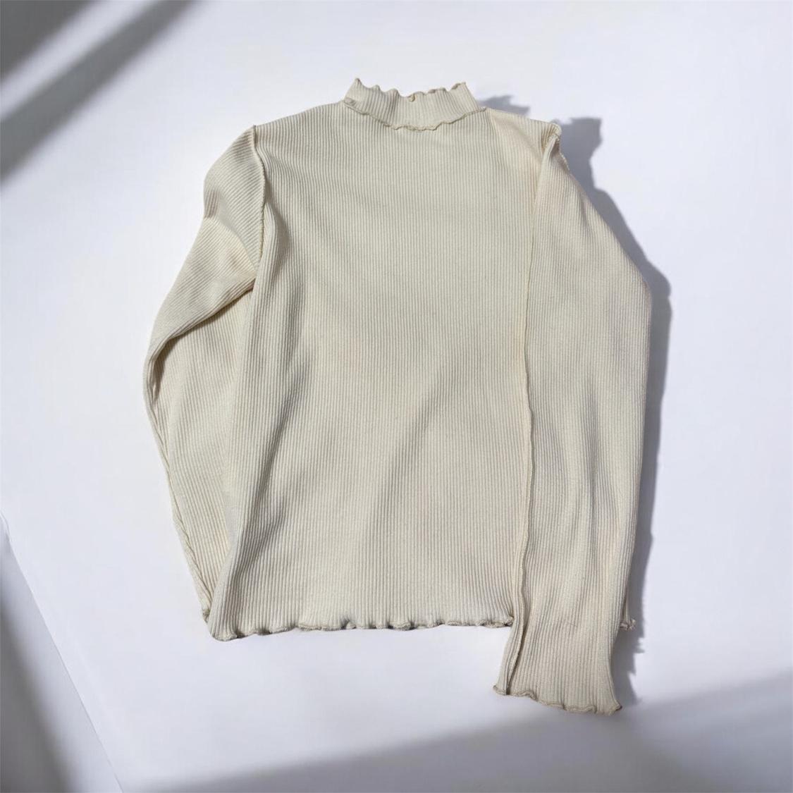 RIBBED HIGH NECK T-SHIRT - Image 2