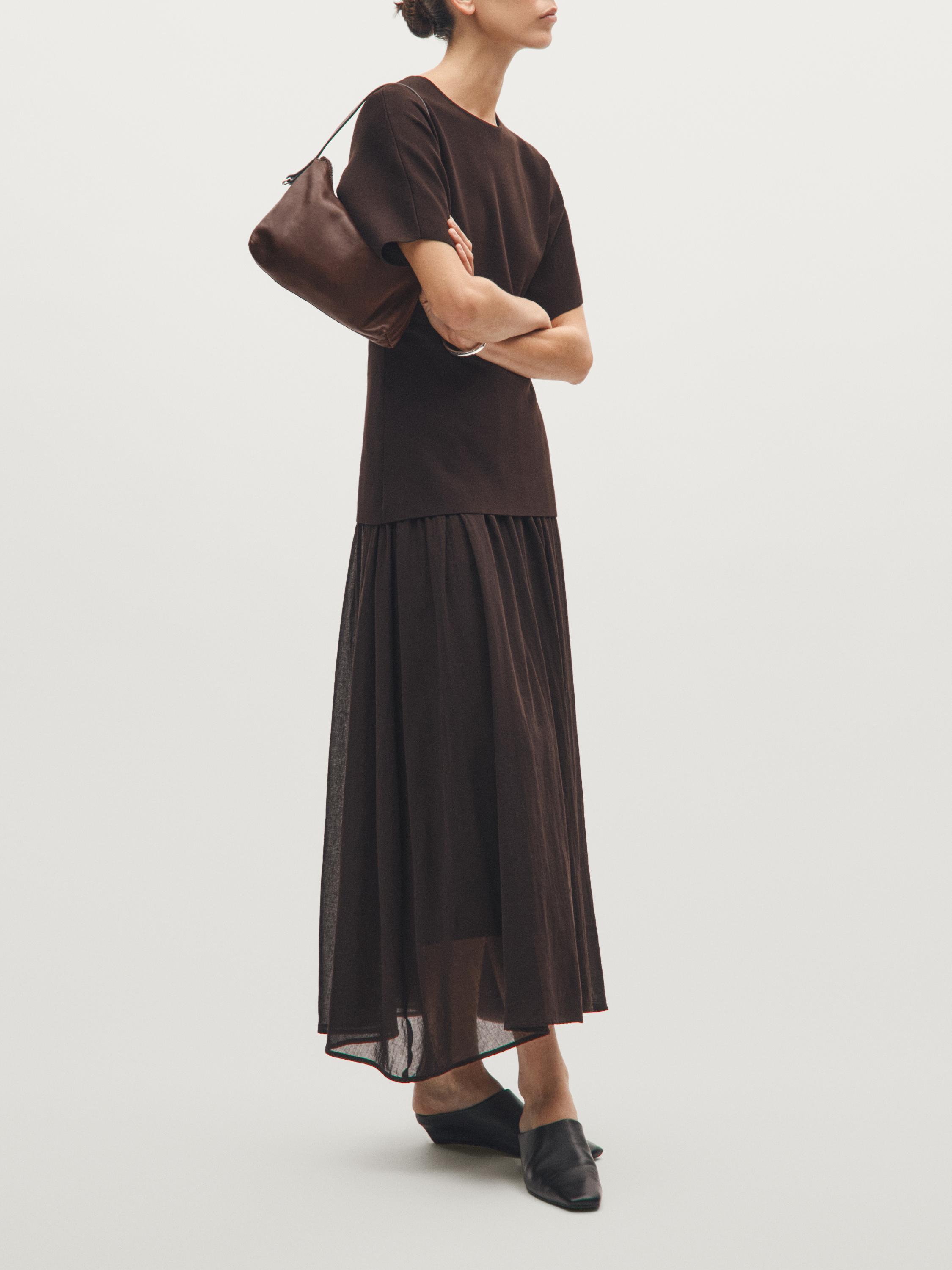 Small nappa leather bag