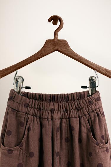 ZARA TIMELESS - BALLOON SPOT TROUSERS - Brown by Zara - Image 2