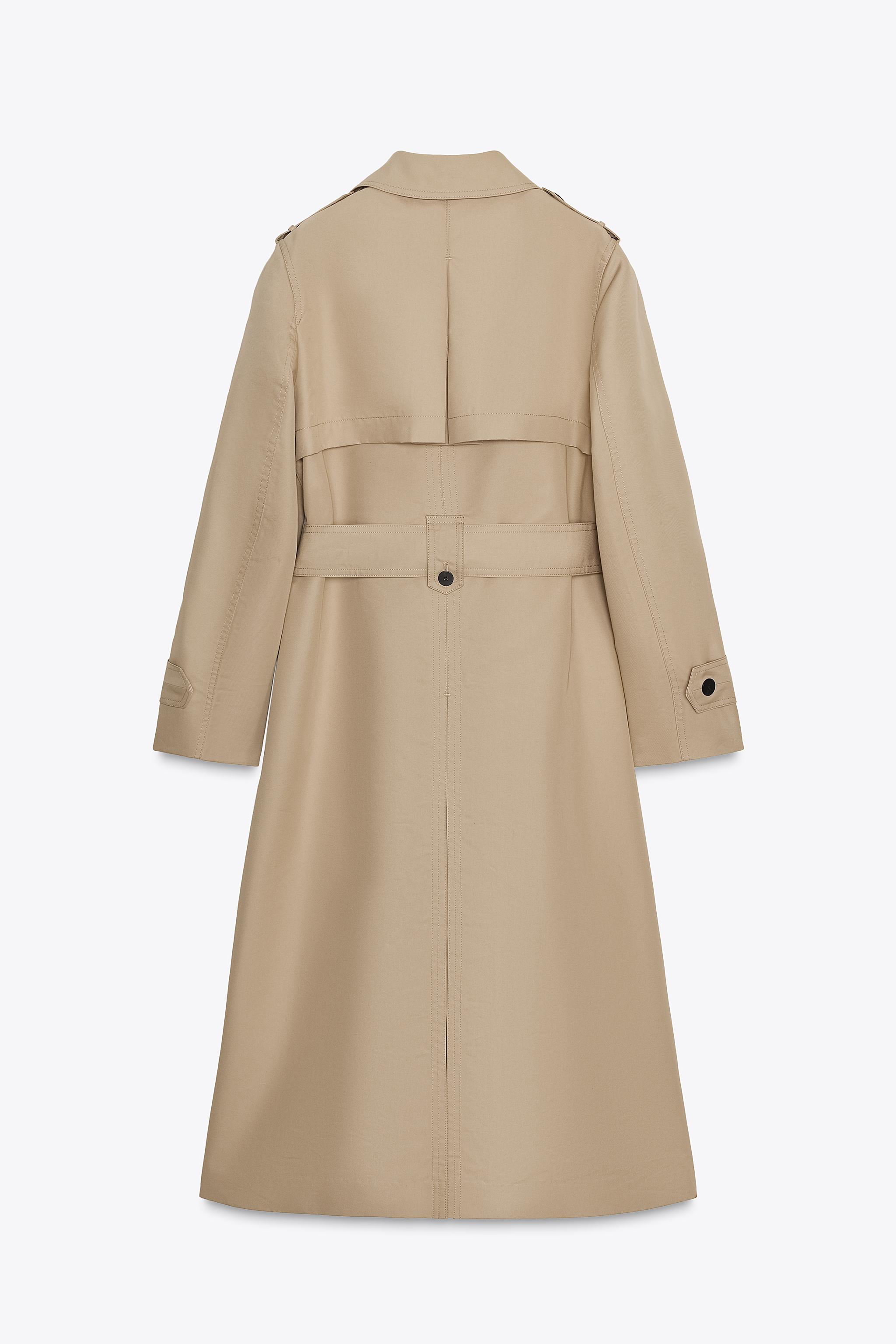 ZARA 撥水加工トレンチコート 今期ZARA☆ ZWコレクション 撥水加工トレンチコート - メルカリ
