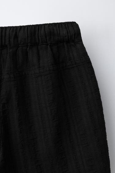SHORT TEXTURÉ - Noir de Zara - Image 3