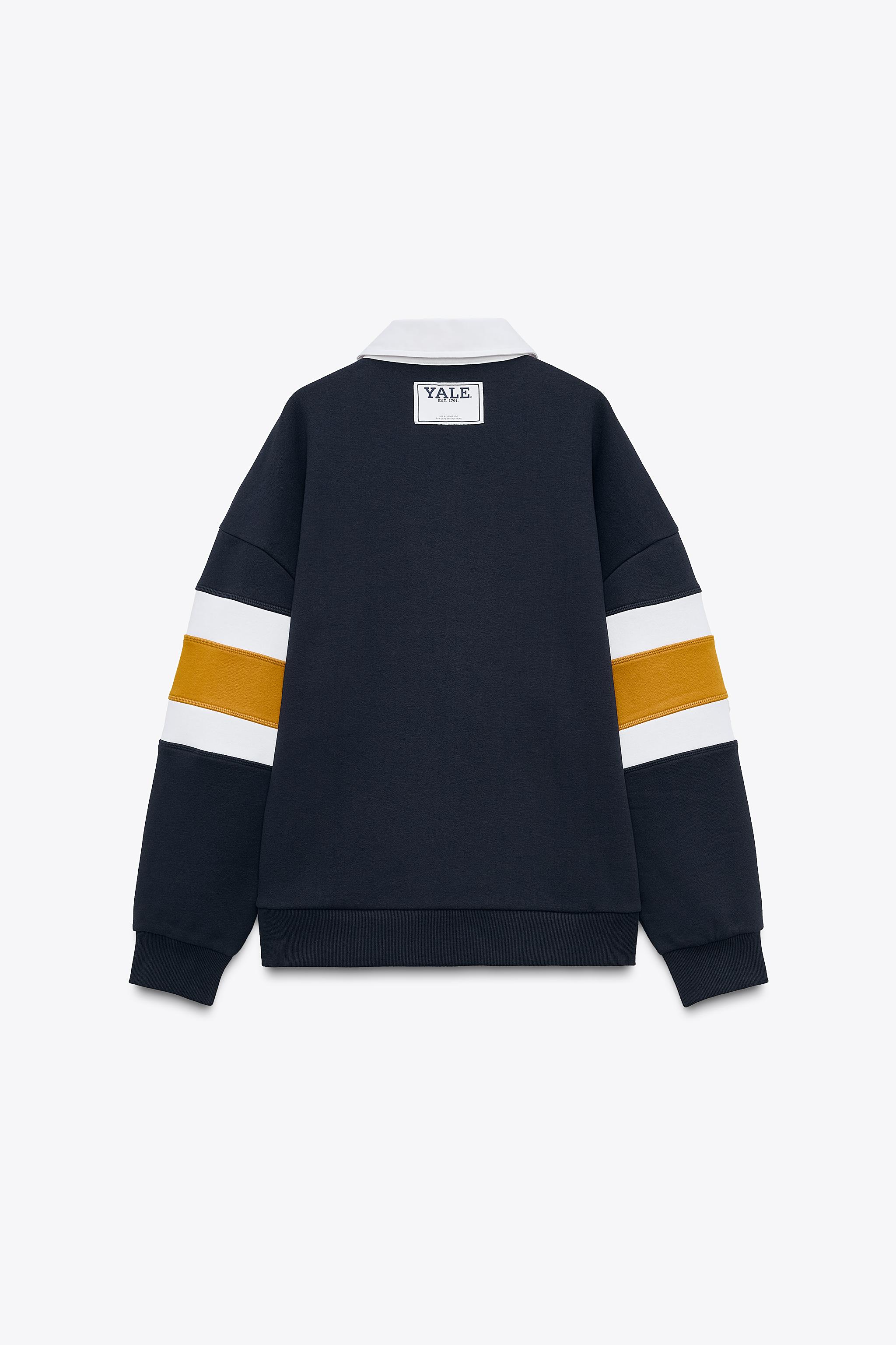 【ZARA】YALE スウェットシャツ 4174/304/401 YALE™ SWEATSHIRT - Navy blue | ZARA United States