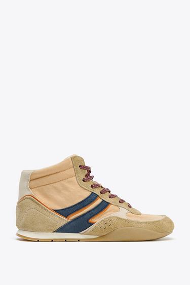 FARBIGE SNEAKER-STIEFELETTEN - Mehrfarbig von Zara