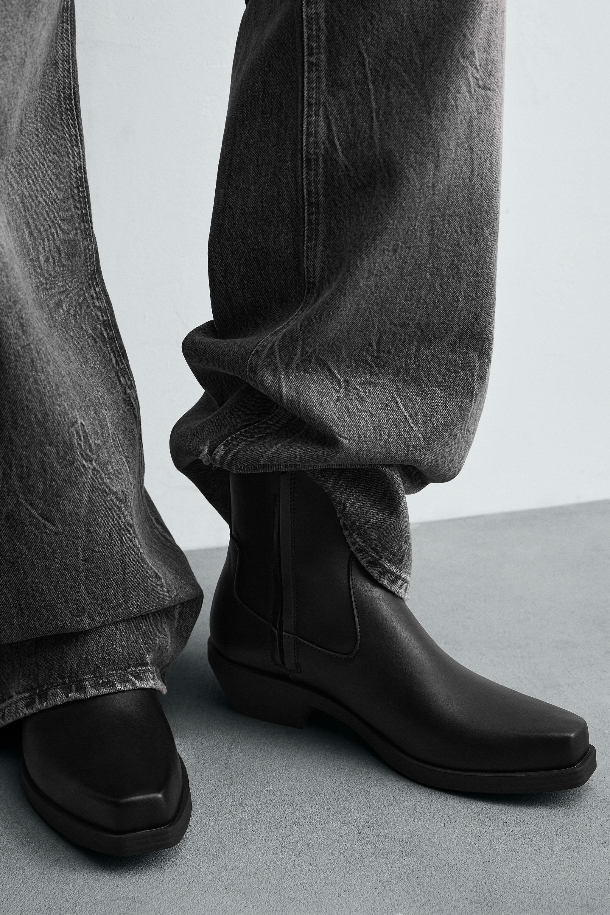 COWBOY BOOTS - Black | ZARA India