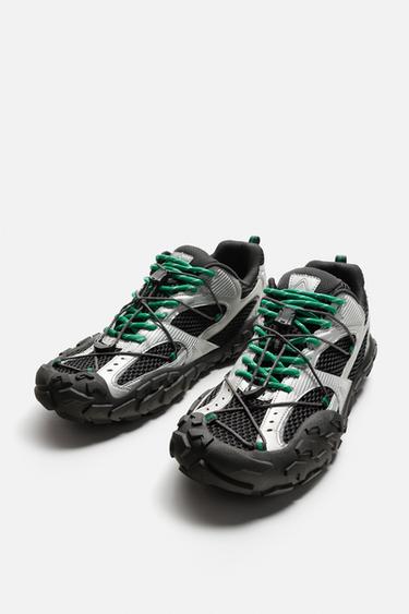 SNEAKERS WITH TEXTURED SOLES - Multicoloured by Zara - Image 3