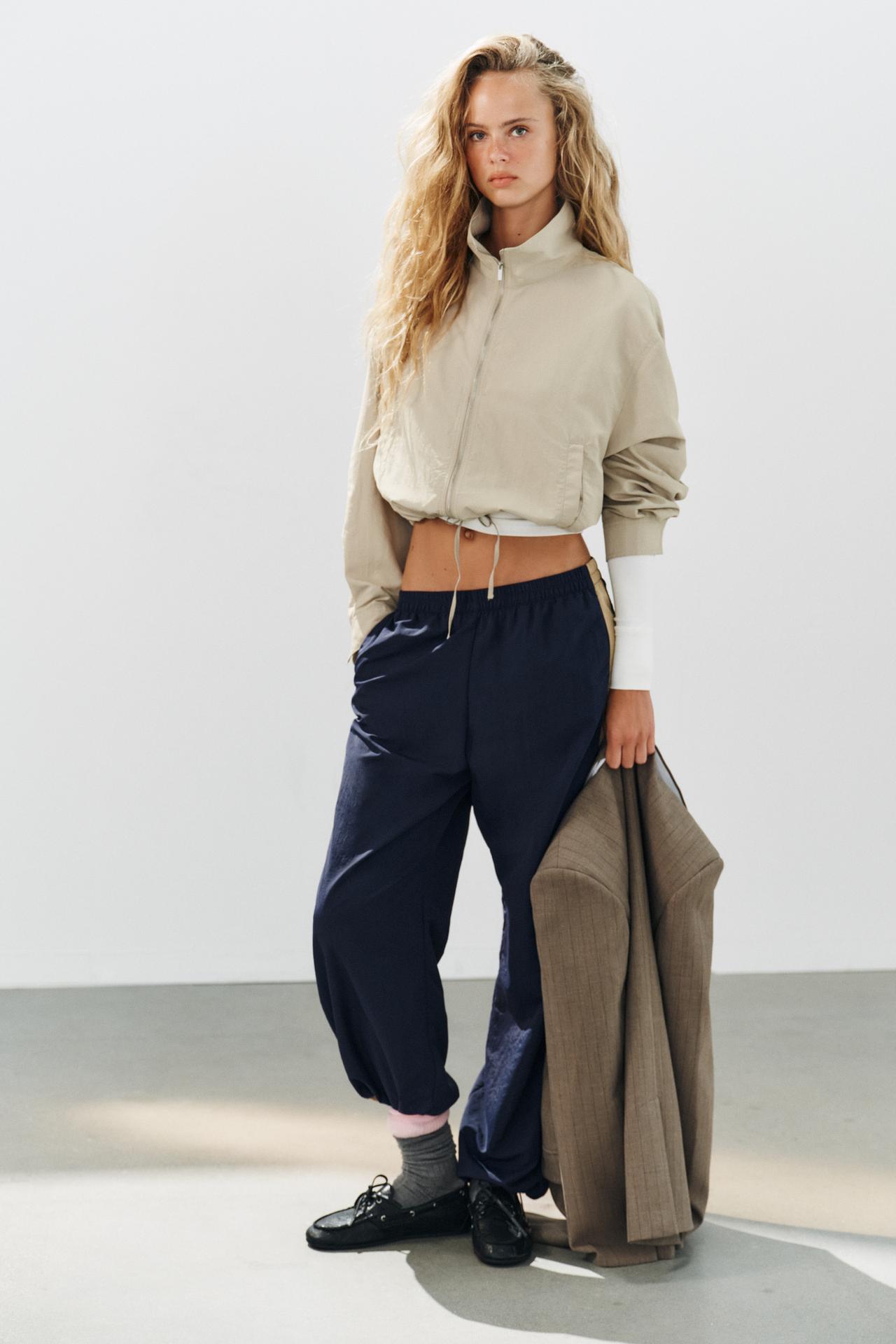 TECHNICAL FABRIC JACKET — Straw
