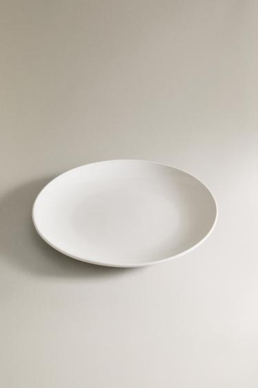 ASSIETTE PLATE GRÈS - Blanc de Zara - Image 1